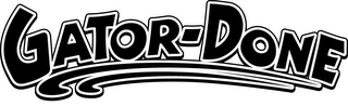 GATOR-DONE logo