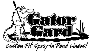 GATOR GARD CUSTOM FIT SPRAY-IN POND LINERS! logo