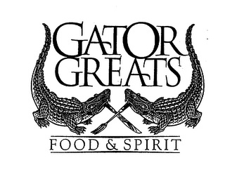 GATOR GREATS FOOD & SPIRIT logo