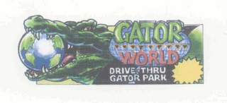 GATOR WORLD DRIVE-THRU GATOR PARK logo