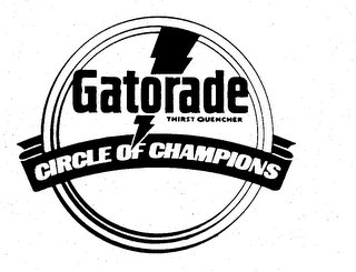 GATORADE THIRST QUENCHER CIRCLE OF CHAMPIONS logo