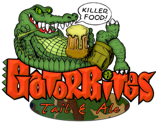 GATORBITES TAIL & ALE KILLER FOOD! logo