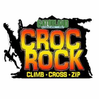 GATORLAND ALLIGATOR CAPITAL OF THE WORLD CROC ROCK CLIMB · CROSS · ZIP logo