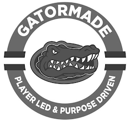 GATORMADE PLAYER LED & PURPOSE DRIVEN logo