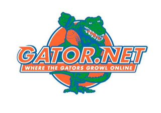 GATOR.NET WHERE THE GATORS GROWL ONLINE logo