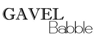 GAVEL BABBLE logo