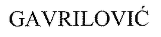 GAVRILOVIC logo