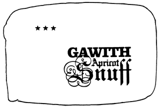GAWITH APRICOT SNUFF logo