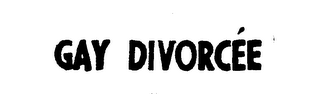 GAY DIVORCEE