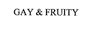 GAY & FRUITY logo