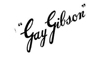 "GAY GIBSON" logo