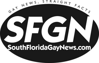 GAY NEWS, STRAIGHT FACTS SFGN SOUTHFLORIDAGAYNEWS.COM logo