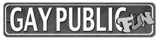 GAY PUBLIC FUN logo