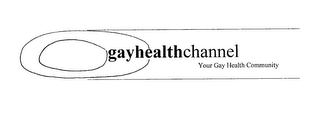GAYHEALTHCHANNEL YOUR GAY HEALTH COMMUNITY logo