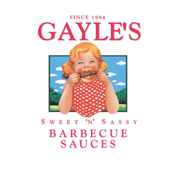 GAYLE'S SWEET 'N' SASSY BARBECUE SAUCES SINCE 1984 logo