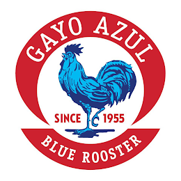 GAYO AZUL BLUE ROOSTER SINCE 1955 logo