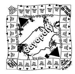 GAYOPOLY SOUTH BEACH WEHO THE COSTRO GREENWICH VILLAGE PAYDAY IN THE CLOSET YOU ACTUALLY FOUND A SPOT! YOU'VE BEEN CAUGHT WITH THE OPPOSITE SEX! GO STRAIGHT INTO THE CLOSET! YOU GO GIRL! WHATEVER LIRA DETOUR THIS SPACE FOR RENT logo