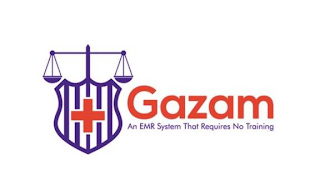 GAZAM AN EMR SYSTEM THAT REQUIRES NO TRAINING logo