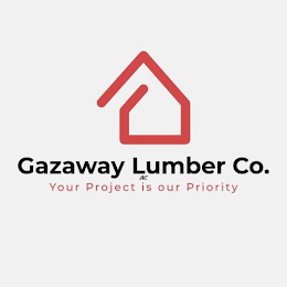 GAZAWAY LUMBER CO. INC. YOUR PROJECT IS OUR PRIORITY logo