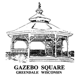 GAZEBO SQUARE GREENDALE WISCONSIN logo