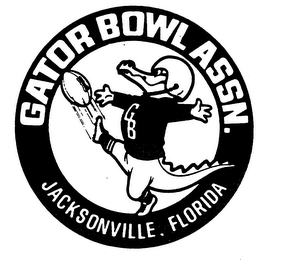GB GATOR BOWL ASSN. JACKSONVILLE, FLORIDA logo