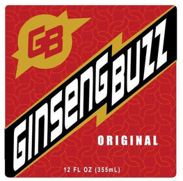 GB GINSENG BUZZ ORIGINAL 12 FL OZ (355ML) logo