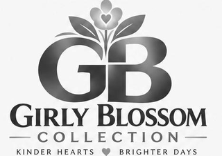 GB GIRLY BLOSSOM COLLECTION KINDER HEARTS BRIGHTER DAYS logo