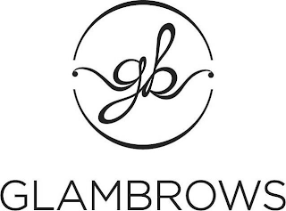 GB GLAMBROWS logo