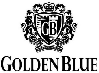 GB GOLDEN BLUE logo