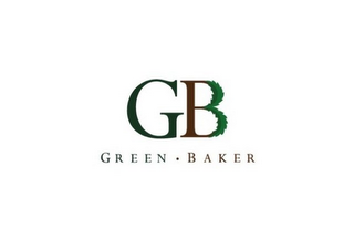 GB GREEN BAKER logo