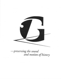 GB PRESERVING THE SOUND AND MOTION OF HISTORY logo