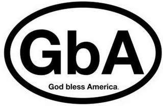 GBA GOD BLESS AMERICA. logo