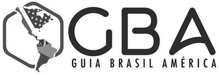 GBA GUIA BRASIL AMERICA logo