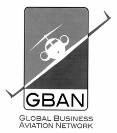GBAN GLOBAL BUSINESS AVIATION NETWORK logo