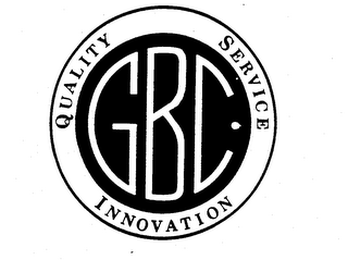 GBC QUALITY SERVICE INNOVATION logo