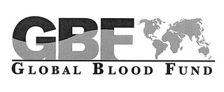 GBF GLOBAL BLOOD FUND logo