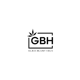 GBH GLASS BLUNT HAUS logo