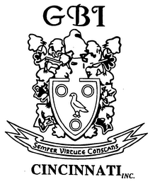 GBI CINCINNATI INC. SEMPER VIRTUTE CONSTANS logo