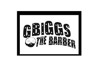 GBIGGS THE BARBER logo