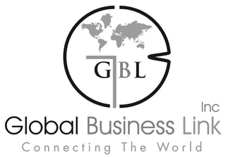 GBL GLOBAL BUSINESS LINK INC CONNECTING THE WORLD logo
