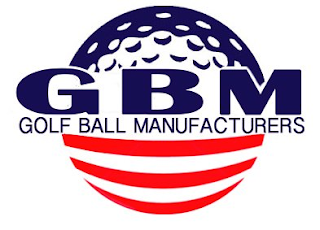 GBM GOLF BALL MANUFACTURERS logo