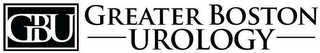 GBU GREATER BOSTON UROLOGY logo
