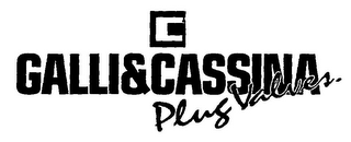GC GALLI&CASSINA PLUG VALVES logo