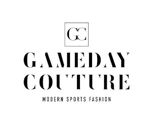 GC GAMEDAY COUTURE MODERN SPORTS FASHION logo