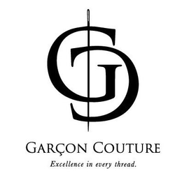 GC  GARÇON COUTURE EXCELLENCE IN EVERY THREAD. logo