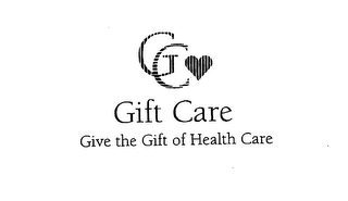 GC GIFT CARE GIVE THE GIFT OF HEALTH CARE logo