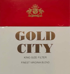 GC GOLD CITY KING SIZE FILTER FINEST VIRGINIA BLEND logo