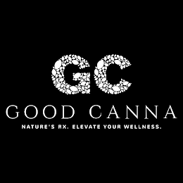 GC GOOD CANNA NATURE'S RX. ELEVATE YOUR WELLNESS. logo
