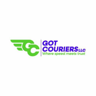 GC GOT COURIERS LLC WHERE SPEED MEETS TRUST logo