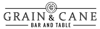 GC GRAIN & CANE BAR AND TABLE logo
